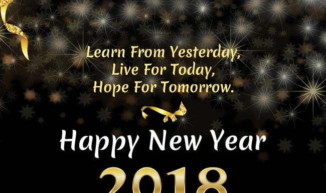 Selamat Menyambut Tahun Baru 2018 - Wujudkan Cita Dan Harapan Yang Tertunda