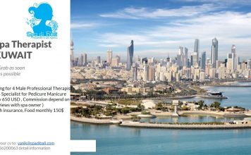 Spa Therapist Wanita & Specialist Meni/Pedi – Lowongan Kerja Kuwait Spa Therapist Wanita & Specialist Meni/Pedi - Lowongan Kerja Kuwait