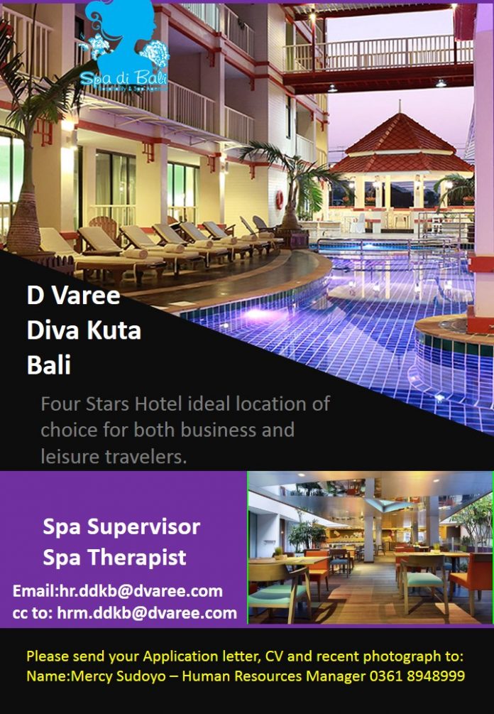 Lowongan Spa Therapist dan Spa Supervisor D Varee Diva Kuta Bali