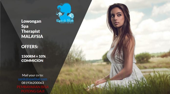 Lowongan Spa Therapist - Job Vacancy Spa Therapist Malaysia