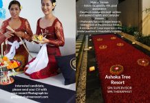 Lowongan Spa Therapist & Spa Supervisor Ashoka Tree Resort – Ubud Lowongan Spa Therapist & Spa Supervisor Ashoka Tree Resort - Ubud