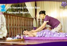 Lowongan / Job Vacancy Spa Therapist Wanita Luar Negeri - Nigeria