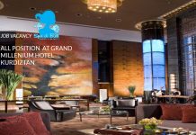 Lowongan / Job Vacancy Semua Posisi Grand Millenium Hotel Kurdiztan Lowongan / Job Vacancy Semua Posisi Grand Millenium Hotel Kurdiztan