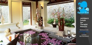 Lowongan Spa Therapist Male & Female Malaysia