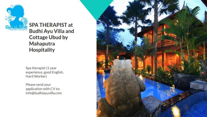 Lowongan Spa Therapist Budhi Ayu Villa and Cottage Ubud
