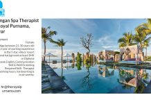 Lowongan / Job Spa Therapist The Royal Purnama Gianyar