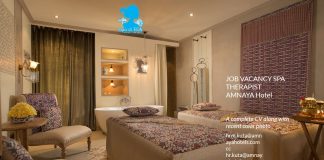 Lowongan / Job Vacancy Spa Therapist Area Kuta - AMNAYA Hotel