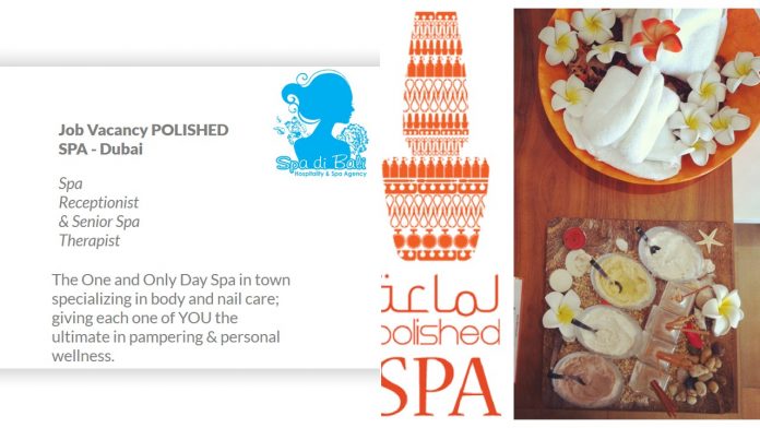 Job Vacancy Dubai 3 Lowongan / Job Vacancy Senior Spa Therapist & Spa Receptionist Middle East - Sharjah