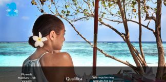 Lowongan / Job Vacancy Spa Therapist Wanita Plumeria Boutique , Vaavu Atoll - Maldives