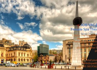 Lowongan / Job Spa Therapist Wanita Negara Eropa Tenggara – Romania Lowongan / Job Spa Therapist Wanita Negara Eropa Tenggara - Romania