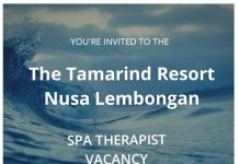 Pesona Keindahan Tepi Pantai Nusa Lembongan - Lowongan Spa Therapist The Tamarind Resort