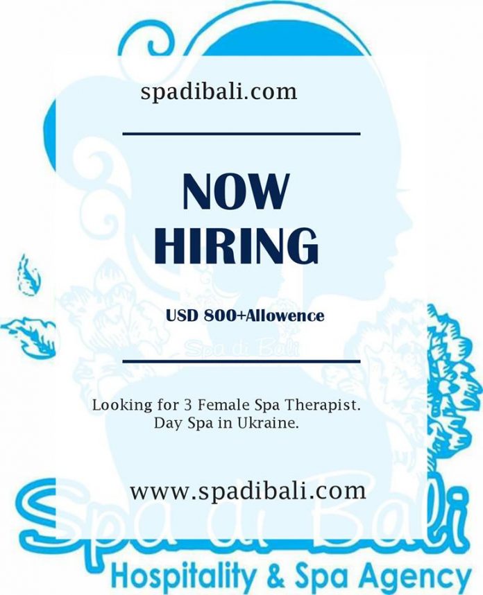 Job Spa Therapist Ukraine Lowongan / Job Vacancy Negara Eropa Timur - Ukraine - Update Job Terbaru