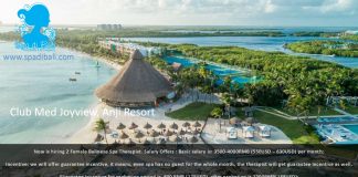 Club Med Group - Lowongan Spa Therapist Wanita Club Med Joyview, Anji Resort - China