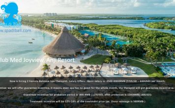 Club Med Group – Lowongan Spa Therapist Wanita Club Med Joyview, Anji Resort – China Club Med Group - Lowongan Spa Therapist Wanita Club Med Joyview, Anji Resort - China