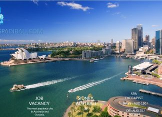 Lowongan / Job Vacancy Spa Therapist Wanita Negara Eropa Sidney – Australia Lowongan / Job Vacancy Spa Therapist Wanita Negara Eropa Sidney - Australia