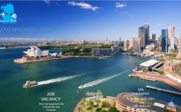 Lowongan / Job Vacancy Spa Therapist Wanita Negara Eropa Sidney - Australia