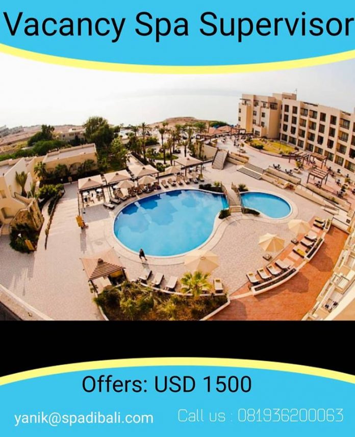 Lowongan Asst Spa Manager & Spa Therapist Dead Sea Hotel Jordan - Resort Bintang 4