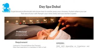 Spa Therapist Negara Middle East Dubai - Lowongan Spa Therapist Luar Negeri Terbaru