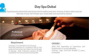 Spa Therapist Negara Middle East Dubai – Lowongan Spa Therapist Luar Negeri Terbaru Spa Therapist Negara Middle East Dubai - Lowongan Spa Therapist Luar Negeri Terbaru