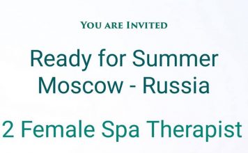 Lowongan Spa Therapist Wanita Ibukota dan Kota Terpadat Rusia – Moscow Lowongan Spa Therapist Wanita Ibukota dan Kota Terpadat Rusia - Moscow