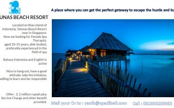 Telunas Beach Resort Riau - Batam - Loowngan Spa Therapist Dekat Singapore