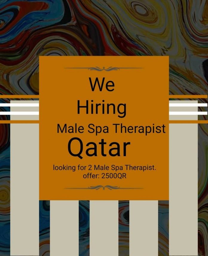 Male Spa Therapist Hotel Qatar - Lowongan / Job Vacancy Terbaru