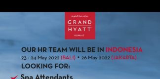 Informasi Interview Terbuka & Langsung Grand Hyatt Hotel Kuwait Di Bali